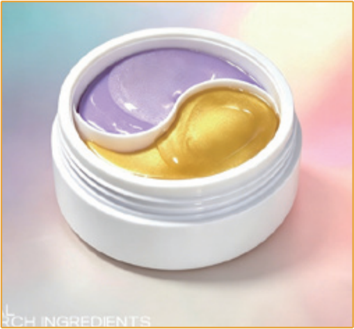 Bottled gel eye mask · dual colour