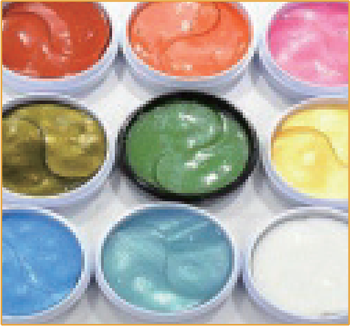 Bottled gel eye mask · single colour