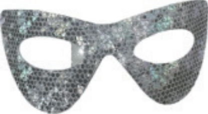 Composite gel eye mask · contour shape