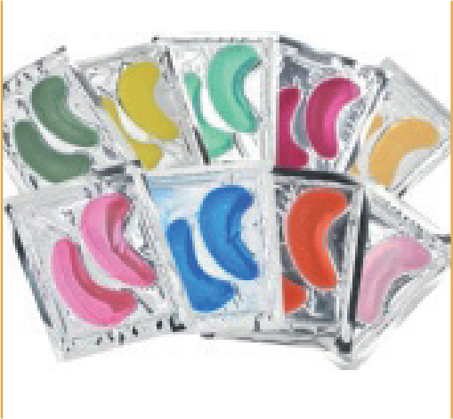 Blister crescent eye patch