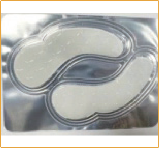 Blister eye mask · patented shape A