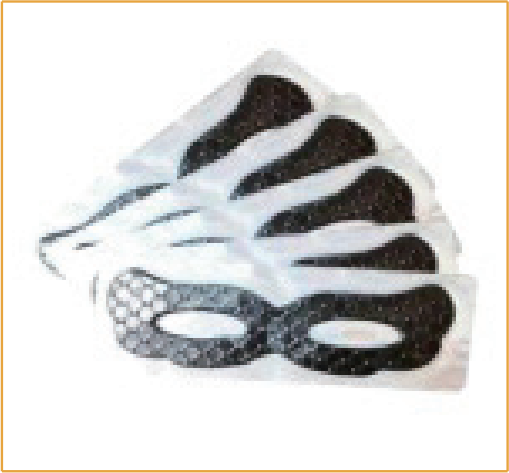 Blister eye mask · patented shape B