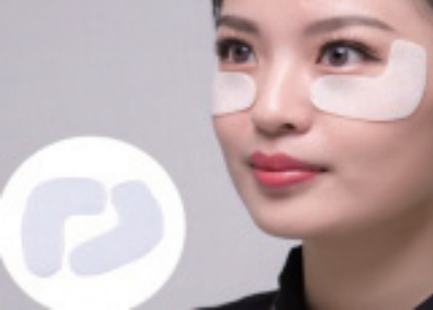 Polymer gel wrap eye mask