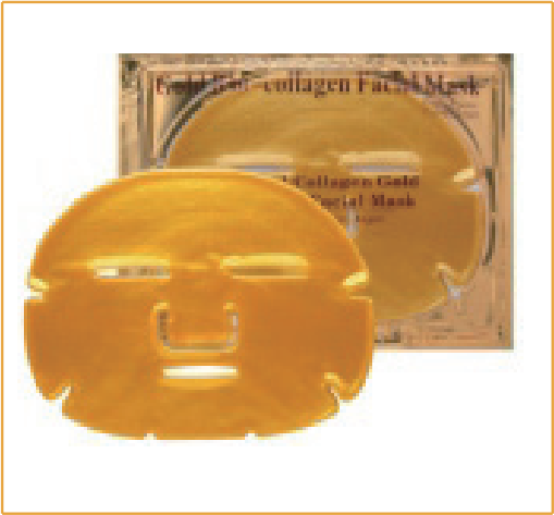 Collagen gel face mask · blister pack