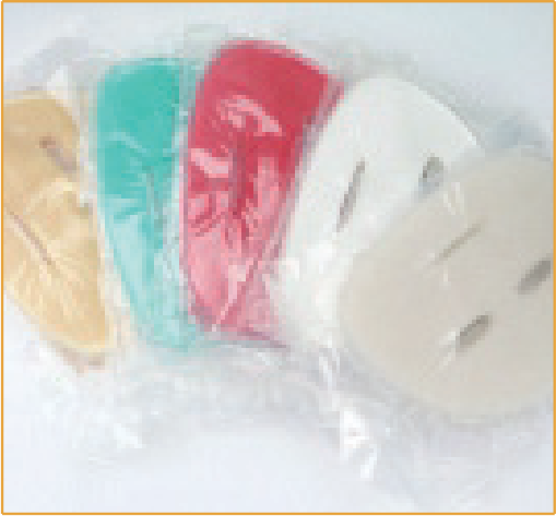 Human-like hydrogel face mask