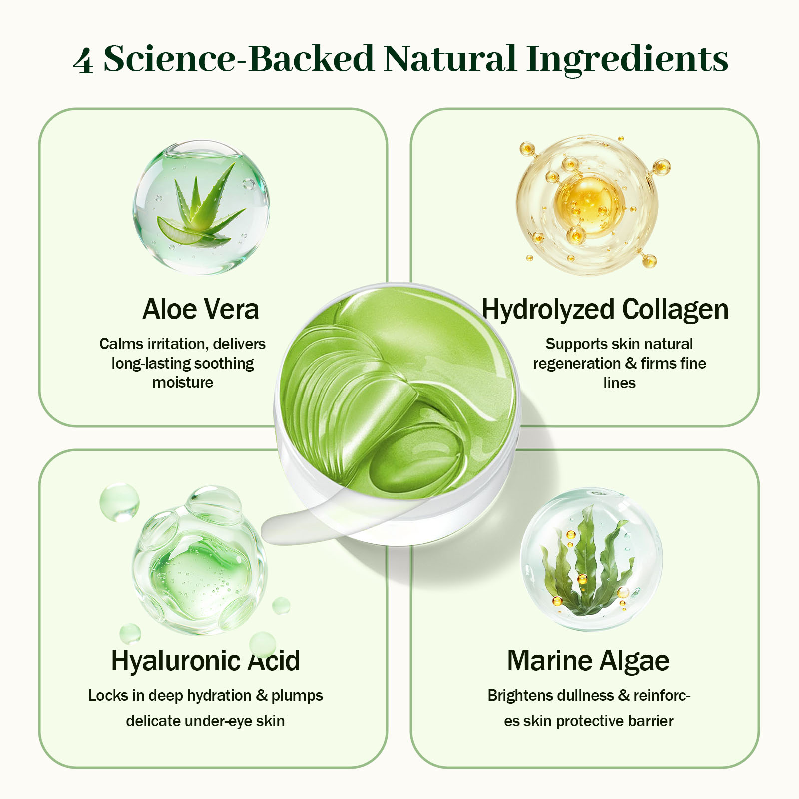 Aloe Vera Moisturizing Eye Mask · 3