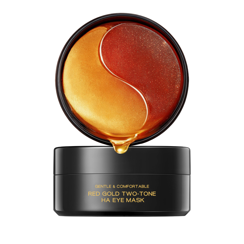 Red-Gold Dual-Color Hyaluronic Acid Eye Mask