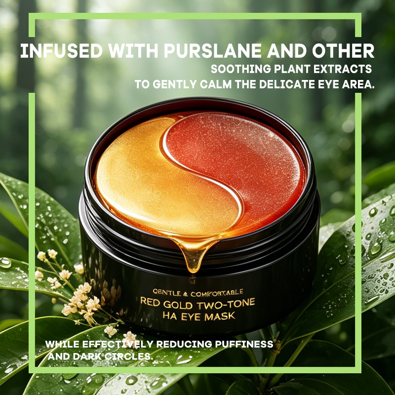 Red-Gold Dual-Color Hyaluronic Acid Eye Mask · 2