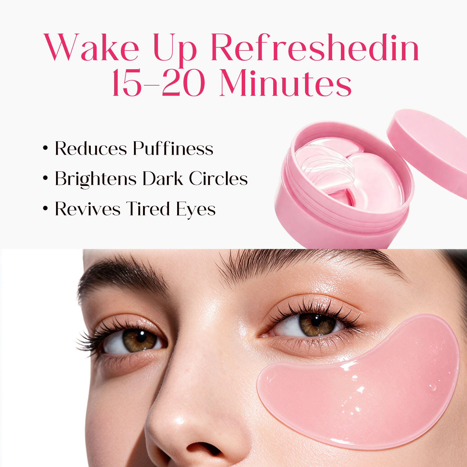 Pink Collagen Peptide Eye Mask · 3