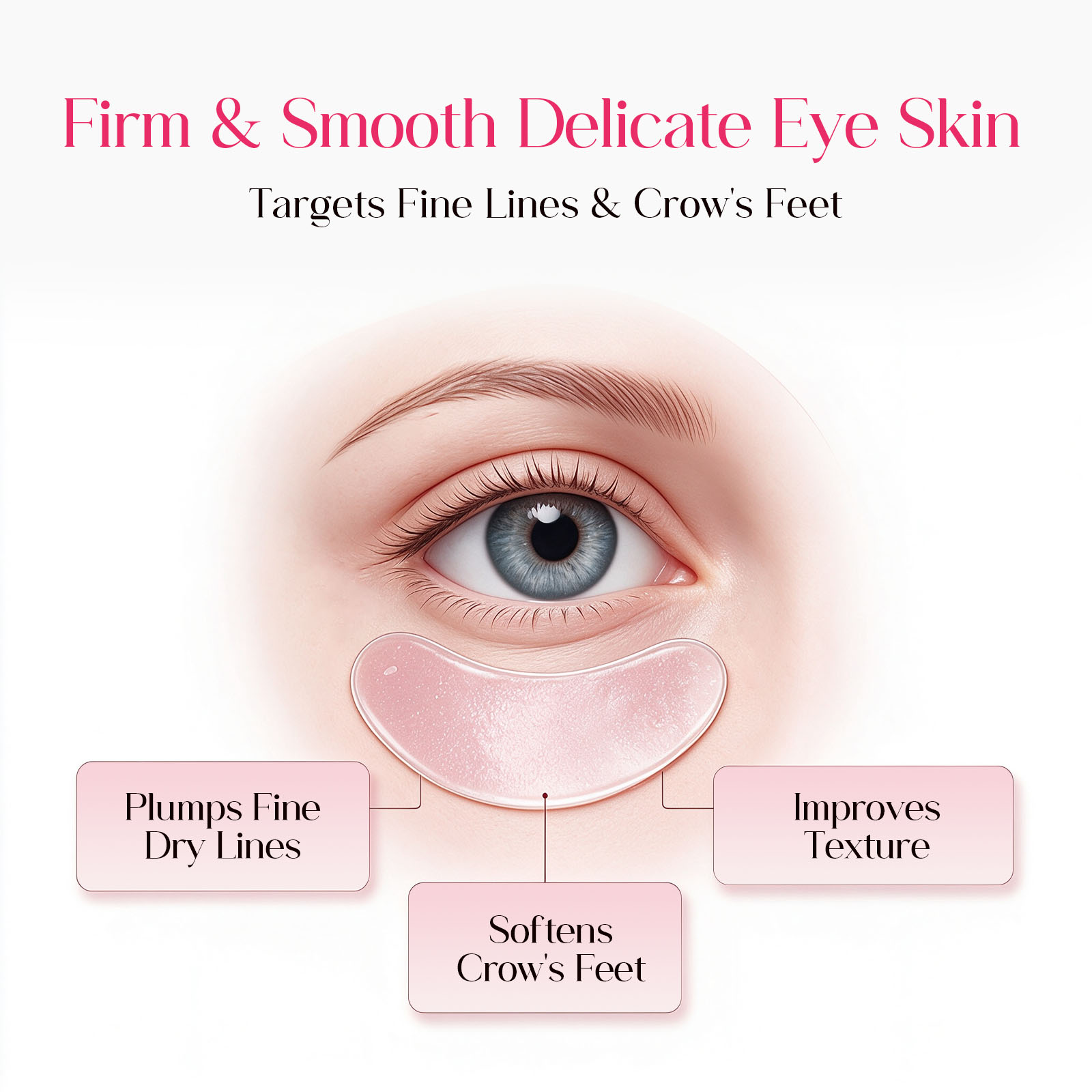 Pink Collagen Peptide Eye Mask · 4
