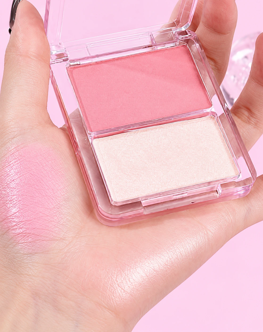 Colorete e iluminador · Rosa · 01